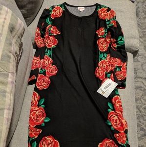 Lularoe Elegant Debbie with roses